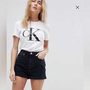 ASOS High Waisted “Ritson” Mom Denim Short